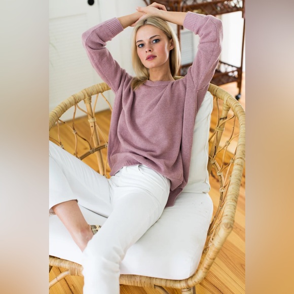 EMERSON FRY CAROLYN SWEATER - ROSE ORGANIC - Picture 4 of 8